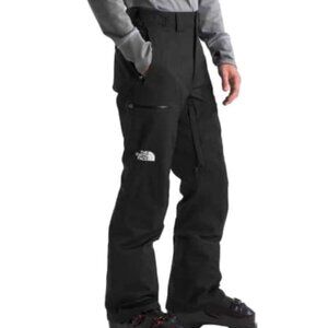 The North Face HyVent Mens Black Snow Pants With Suspenders.Size Medium